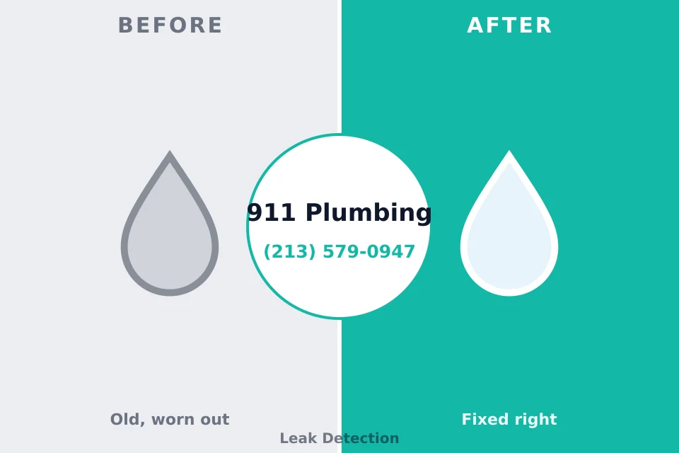 Before and after: plumbing company Bear, DE